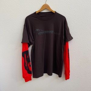 Crossover long sleeve tee